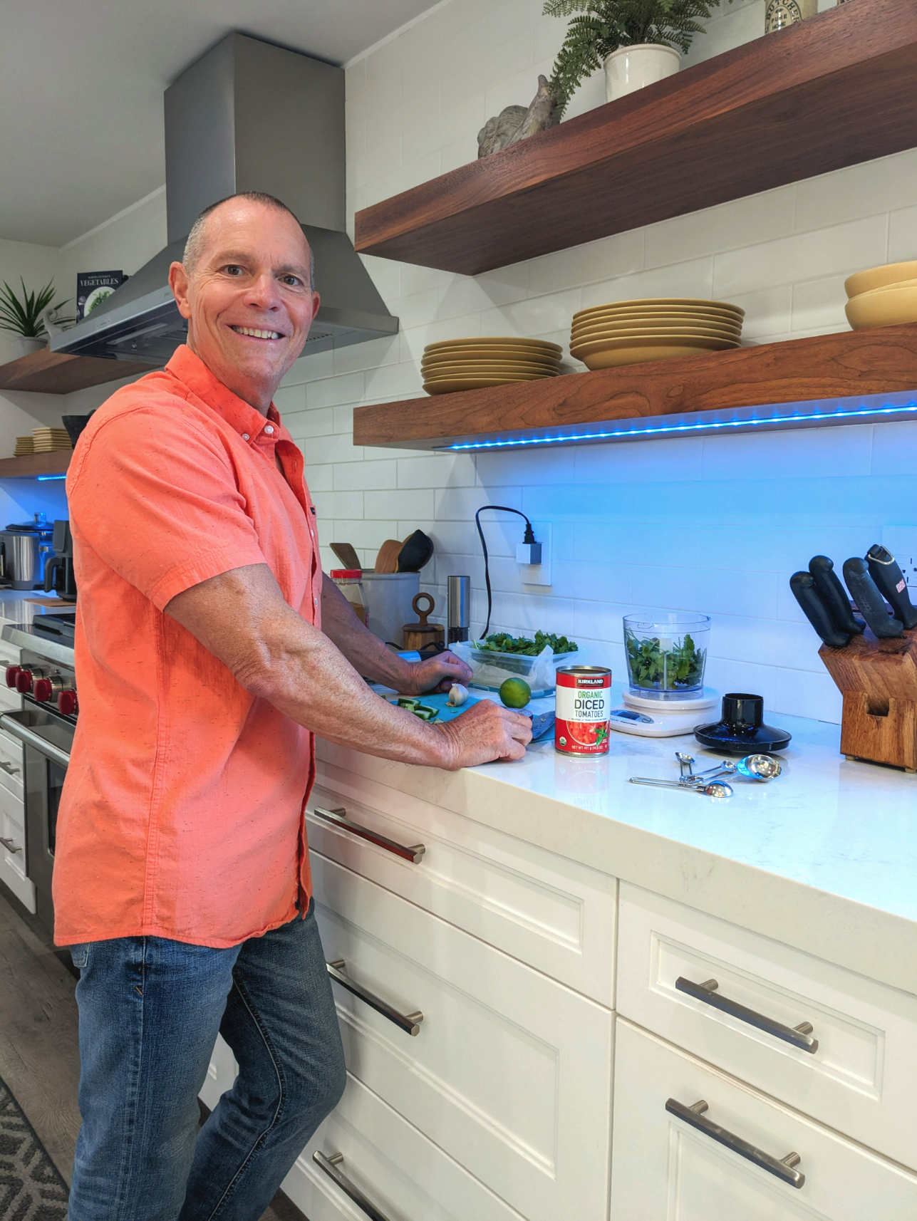Dr. Marcus Ettinger making Salsa Picante